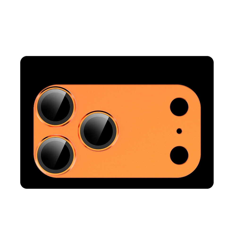 iPHONE 17 PRO MAX TURUNCU ALÜMİNYUM KAMERA LENS KORUYUCU