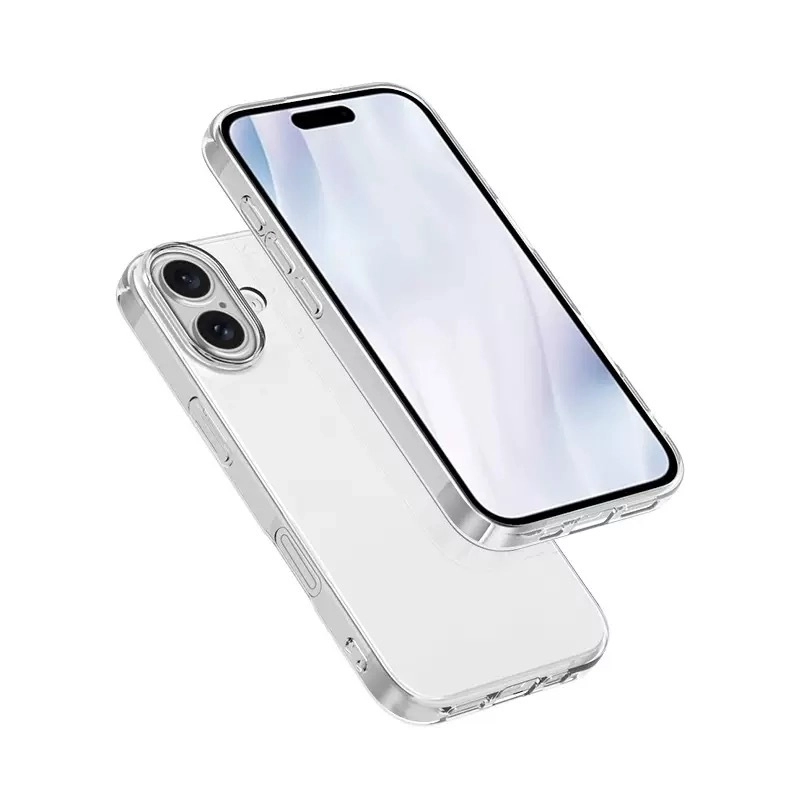 iPHONE 17 SÜPER SİLİKON ŞEFFAF KAPAK