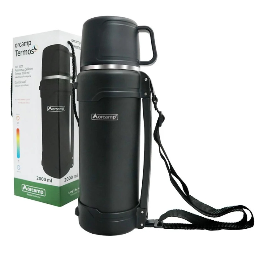 ORCAMP 2000ML PASLANMAZ ÇELİK TERMOS