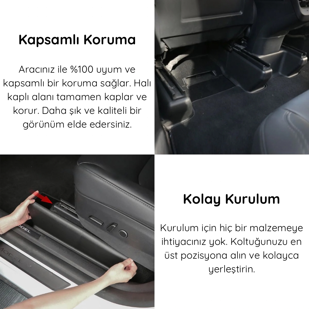 TESLA MODEL Y KOLTUK RAYI ÇERÇEVESİ v2