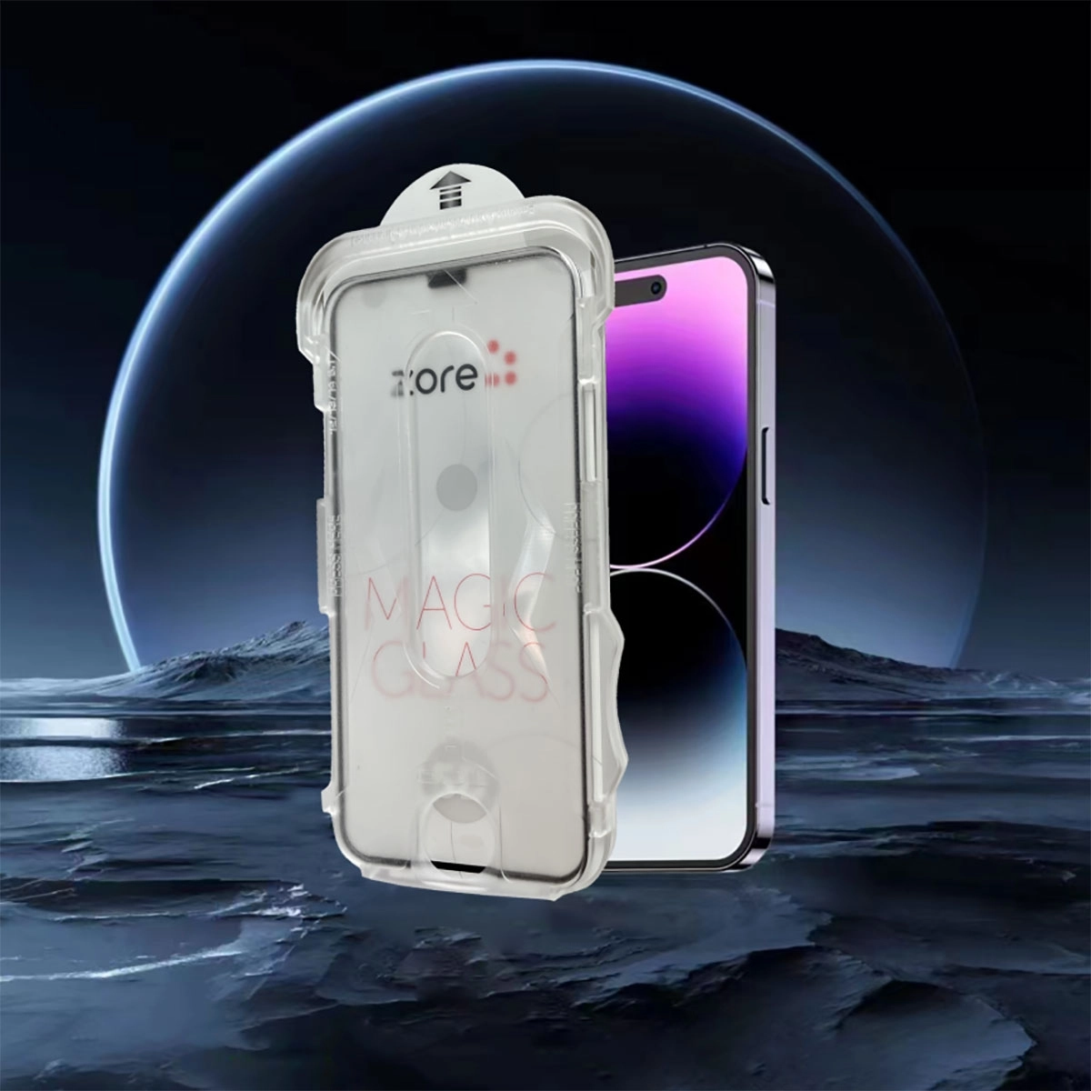 iPHONE 16 PRO MAX KOLAY UYGULAMA 5D MAGIC GLASS CAM EKRAN KORUYUCU