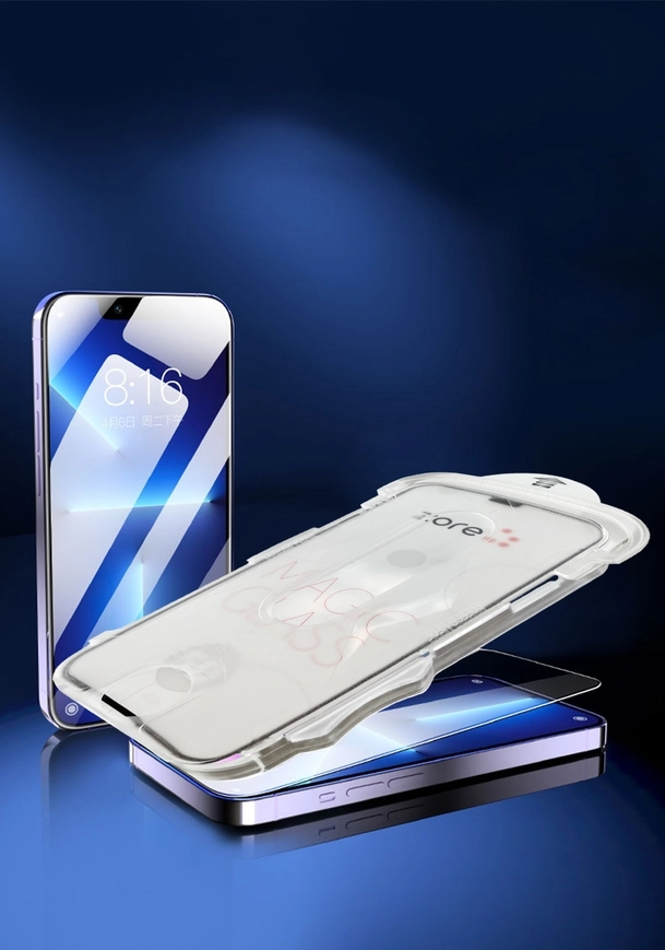 iPHONE 16 PRO MAX KOLAY UYGULAMA 5D MAGIC GLASS CAM EKRAN KORUYUCU