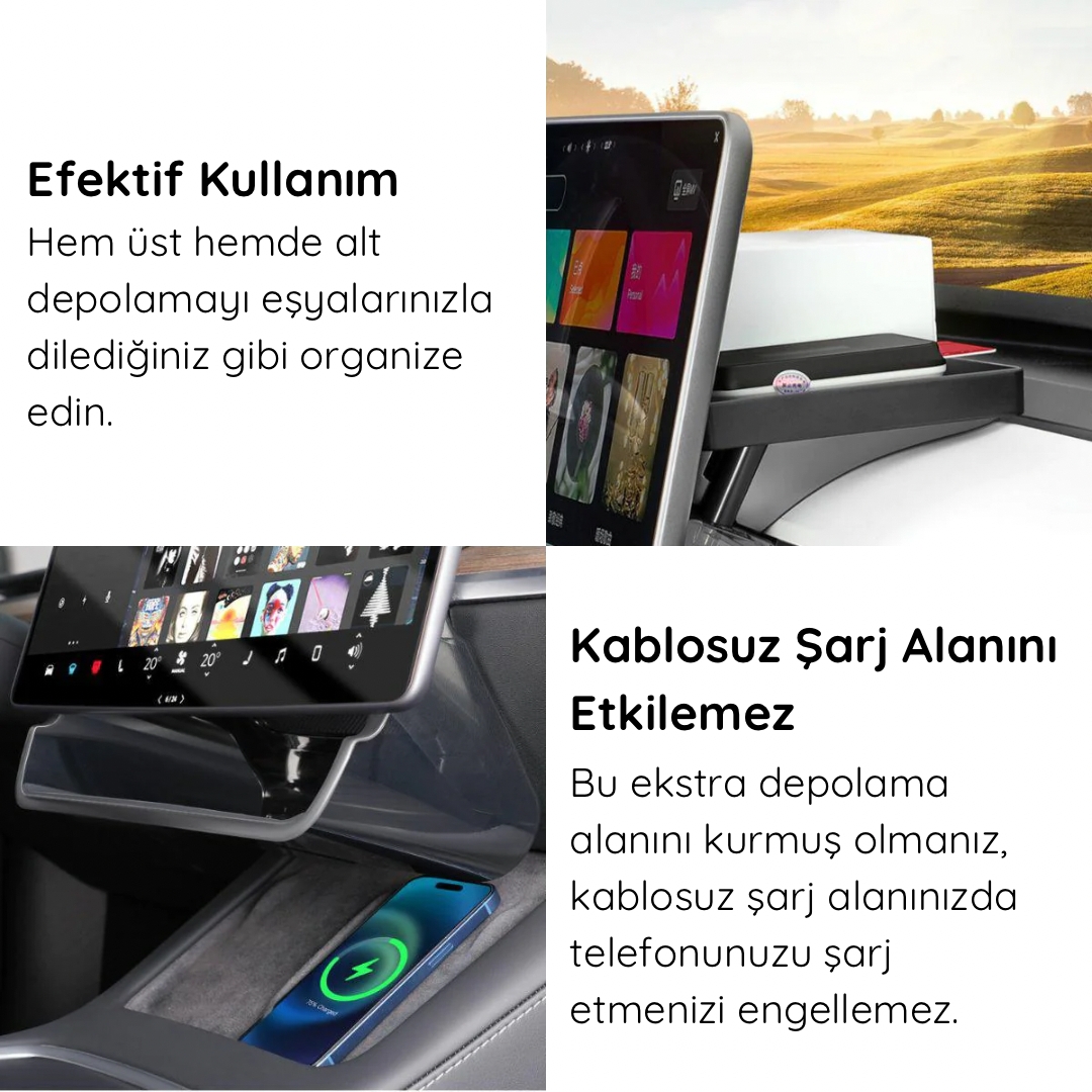 TESLA%20MODEL%20Y%20ÖN%20KONSOL%20EKRAN%20ALTI%20SAKLAMA%20KUTUSU