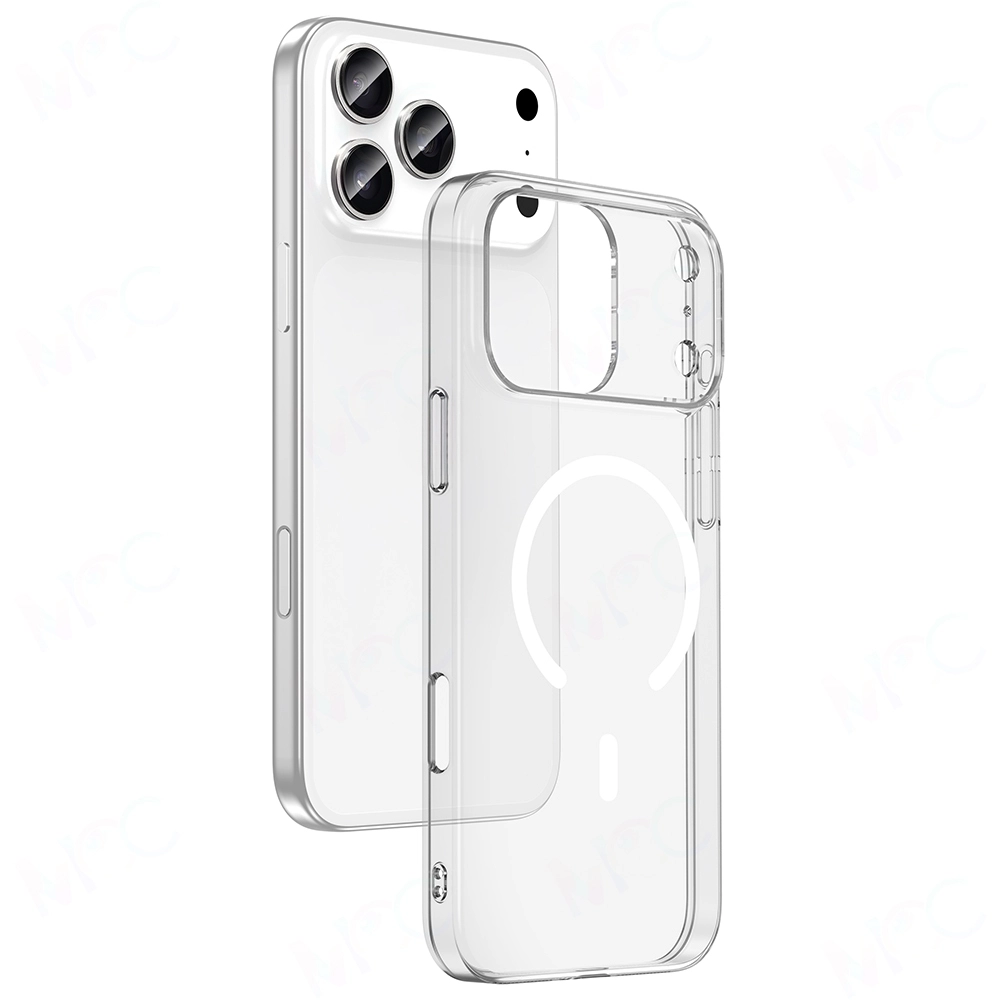 iPHONE 17 PRO MAX KILIF MAGSAFE ŞEFFAF SİLİKON PORTO KAPAK