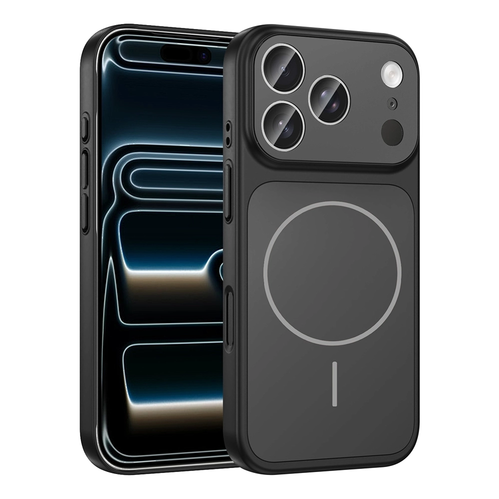 iPHONE 17 PRO MAX SİYAH KILIF MAGSAFE KAMERA KORUMALI FORMEN KAPAK