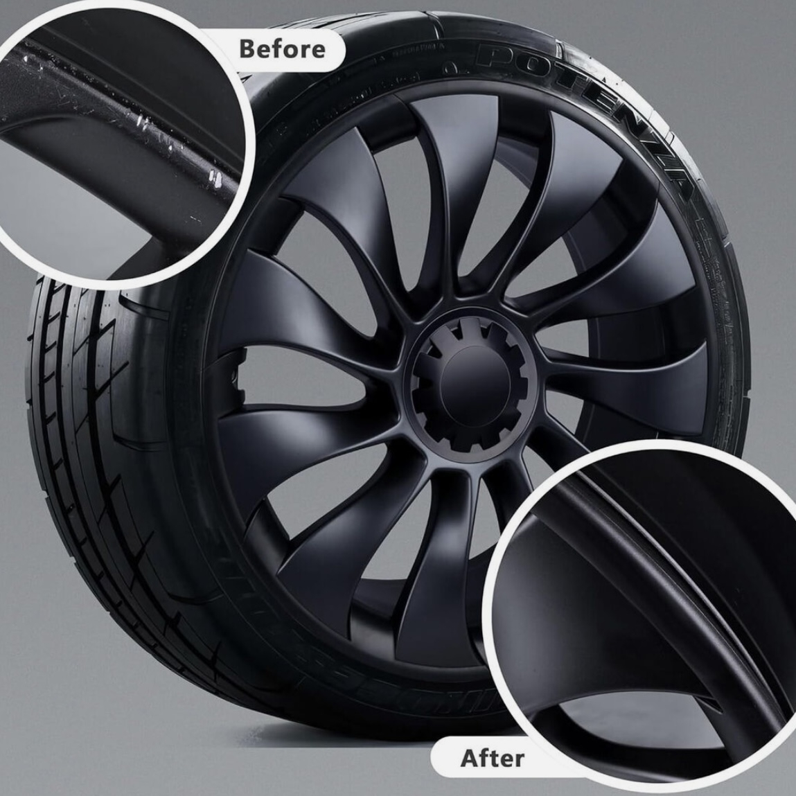 TESLA MODEL Y 21’’ JANT KENAR KORUYUCU SET