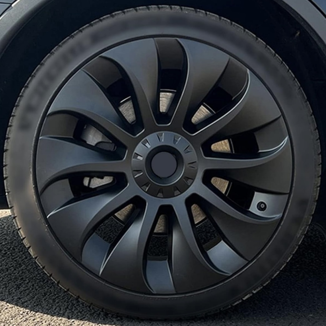 TESLA MODEL Y 20” MAT SİYAH INDUCTION JANT KAPAKLARI