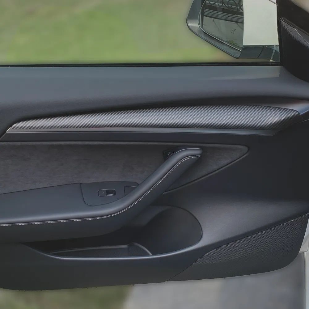 TESLA MODEL Y KAPI TRİM KARBON KAPLAMA