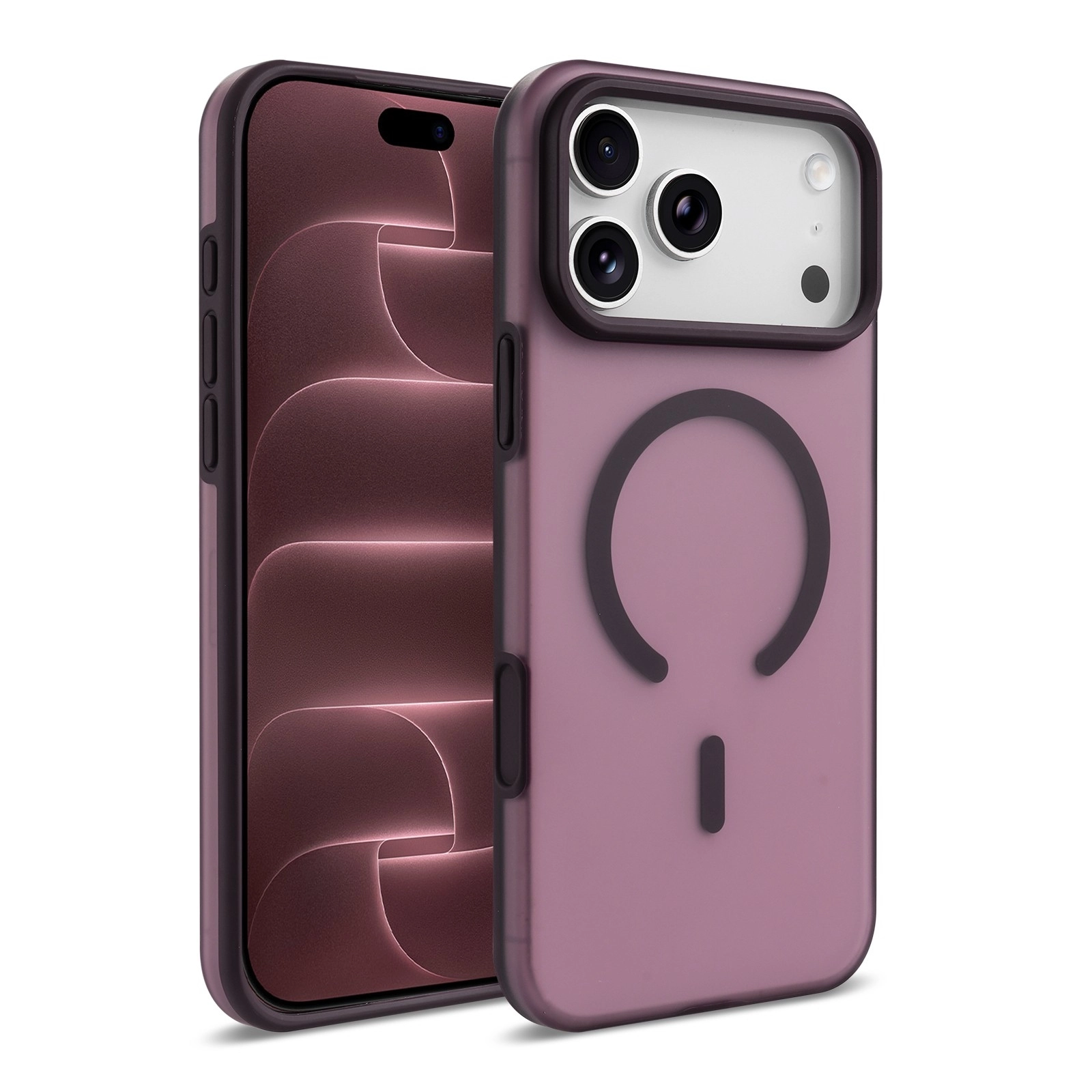iPHONE 18 PRO MAX BURGONYA KILIF MAGSAFE KUIN KAPAK