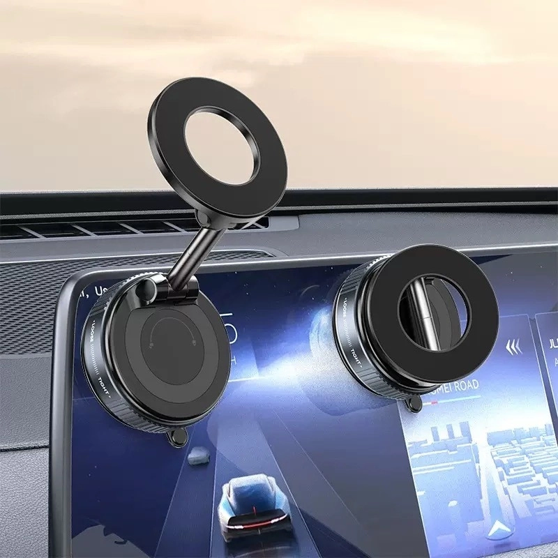 360 DERECE DÖNEBİLEN VAKUMLU MAGSAFE TELEFON TUTUCU