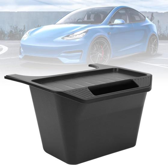 TESLA MODEL Y ARKA SAKLAMA KUTUSU & ÇÖP KOVASI v2