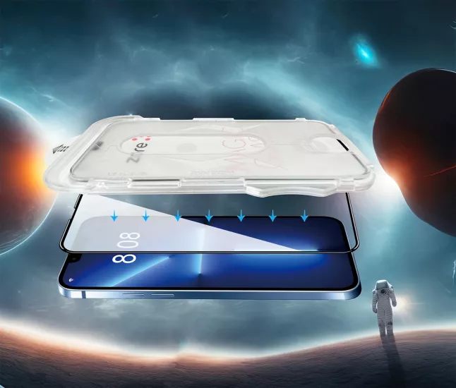 iPHONE 16 PRO MAX KOLAY UYGULAMA 5D MAGIC GLASS CAM EKRAN KORUYUCU