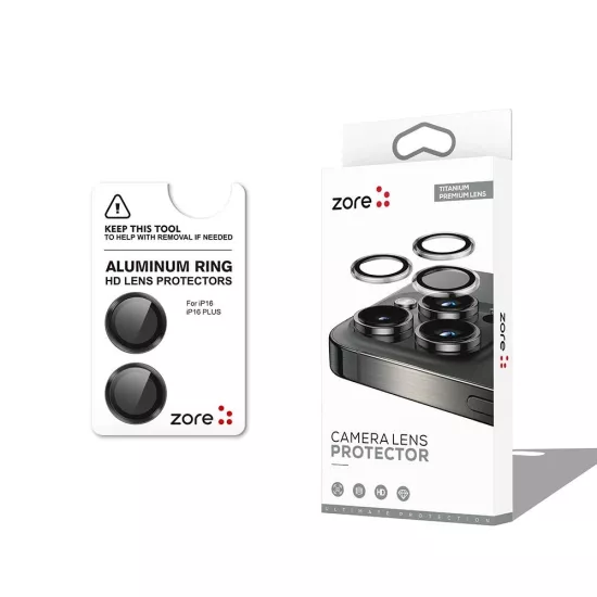 iPHONE 16 CL-12 SAFİR ANTI-REFLECTIVE GÜMÜŞ KAMERA LENS KORUYUCU