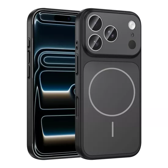 iPHONE 17 PRO MAX SİYAH KILIF MAGSAFE KAMERA KORUMALI FORMEN KAPAK