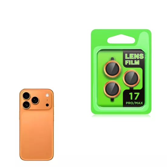 iPHONE 17 PRO TURUNCU KAMERA LENS KORUYUCU