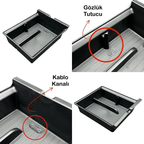 TESLA MODEL Y ORTA KONSOL ORGANİZATÖRÜ v2