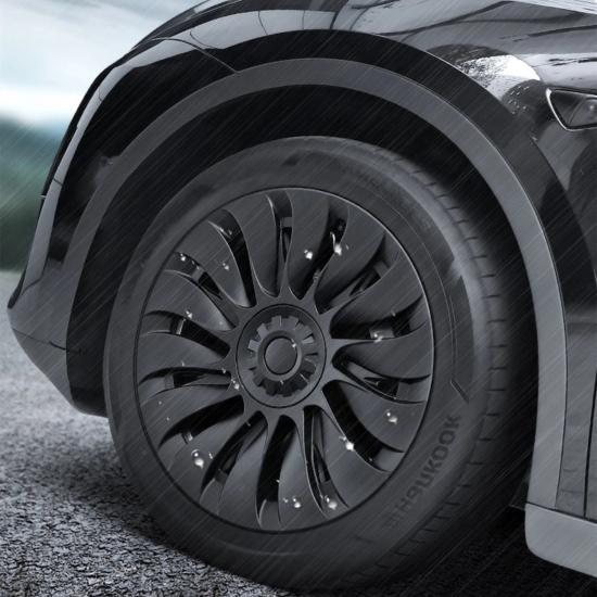 TESLA MODEL Y 19’’ MAT SİYAH UBERTURBINE JANT KAPAKLARI