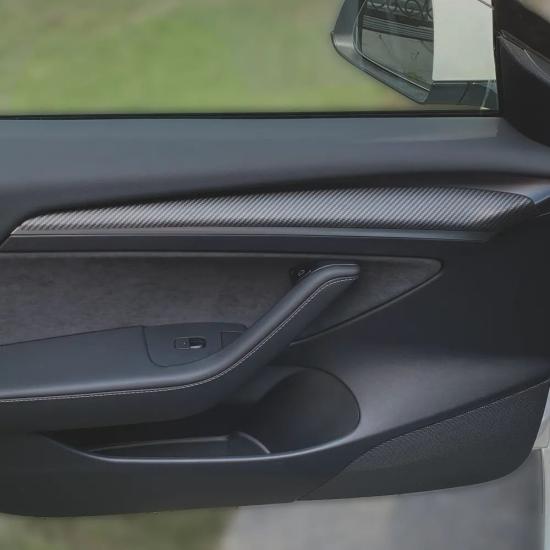 TESLA MODEL Y KAPI TRİM KARBON KAPLAMA